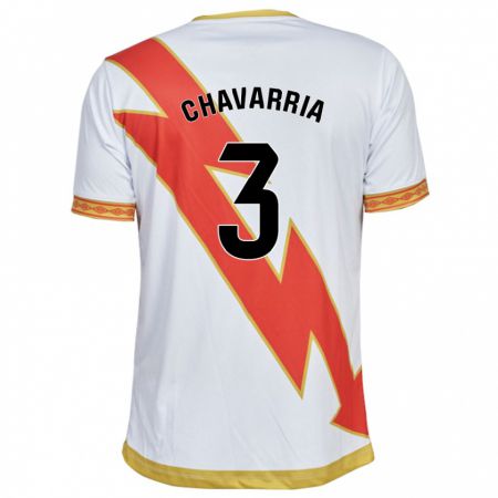 Kandiny Hombre Camiseta Pep Chavarría #3 Blanco 1ª Equipación 2023/24 La Camisa Chile