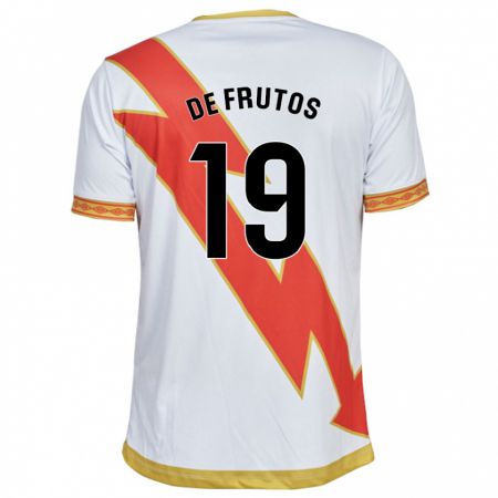 Kandiny Hombre Camiseta Jorge De Frutos #19 Blanco 1ª Equipación 2023/24 La Camisa Chile