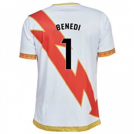Kandiny Hombre Camiseta Miguel Benedi #1 Blanco 1ª Equipación 2023/24 La Camisa Chile