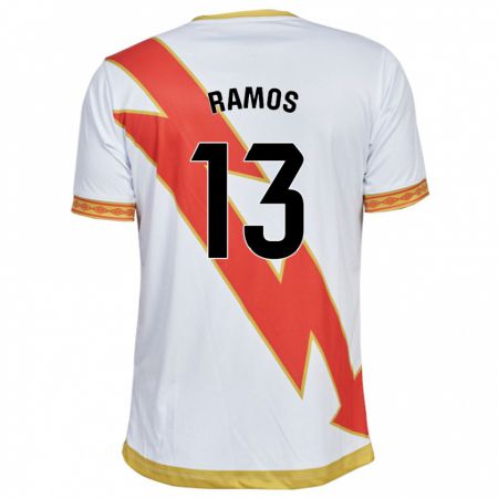 Kandiny Hombre Camiseta Mario Ramos #13 Blanco 1ª Equipación 2023/24 La Camisa Chile