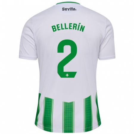 Kandiny Hombre Camiseta Héctor Bellerín #2 Blanco 1ª Equipación 2023/24 La Camisa Chile