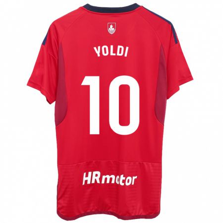 Kandiny Hombre Camiseta Ander Yoldi #10 Rojo 1ª Equipación 2023/24 La Camisa Chile