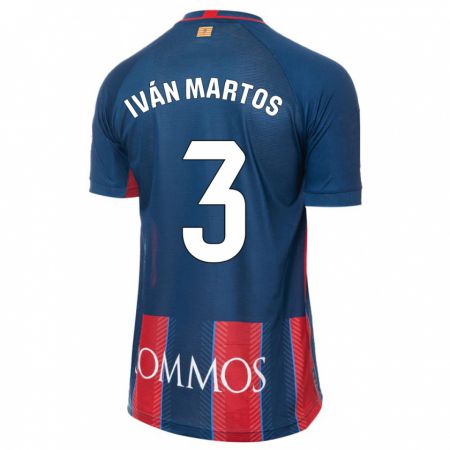 Kandiny Hombre Camiseta Iván Martos #3 Armada 1ª Equipación 2023/24 La Camisa Chile