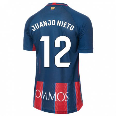 Kandiny Hombre Camiseta Juanjo Nieto #12 Armada 1ª Equipación 2023/24 La Camisa Chile