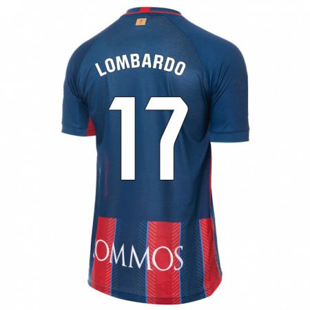 Kandiny Hombre Camiseta Enzo Lombardo #17 Armada 1ª Equipación 2023/24 La Camisa Chile