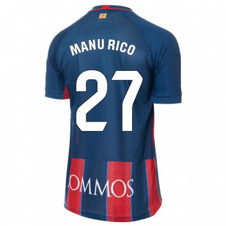 Kandiny Hombre Camiseta Manu Rico #27 Armada 1ª Equipación 2023/24 La Camisa Chile