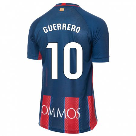 Kandiny Hombre Camiseta Fernando Guerrero #10 Armada 1ª Equipación 2023/24 La Camisa Chile