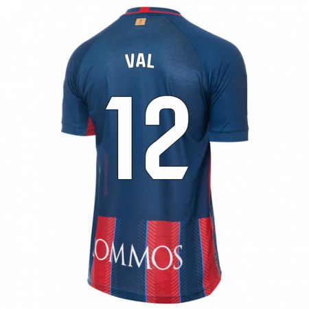 Kandiny Hombre Camiseta Ángel Val #12 Armada 1ª Equipación 2023/24 La Camisa Chile