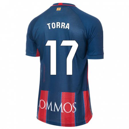 Kandiny Hombre Camiseta Marc Torra #17 Armada 1ª Equipación 2023/24 La Camisa Chile