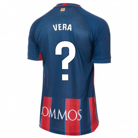 Kandiny Hombre Camiseta Ángel Vera #0 Armada 1ª Equipación 2023/24 La Camisa Chile