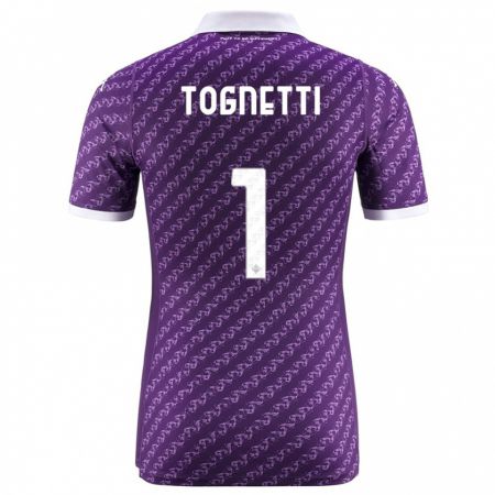 Kandiny Hombre Camiseta Laerte Tognetti #1 Violeta 1ª Equipación 2023/24 La Camisa Chile