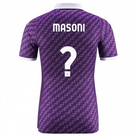 Kandiny Hombre Camiseta Tommaso Masoni #0 Violeta 1ª Equipación 2023/24 La Camisa Chile