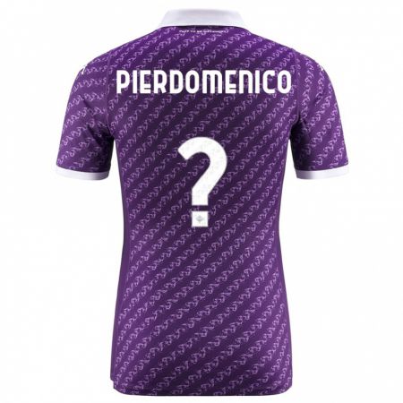 Kandiny Hombre Camiseta Jacopo Di Pierdomenico #0 Violeta 1ª Equipación 2023/24 La Camisa Chile