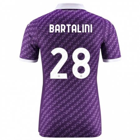 Kandiny Hombre Camiseta Viola Bartalini #28 Violeta 1ª Equipación 2023/24 La Camisa Chile