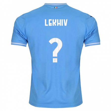 Kandiny Hombre Camiseta Maksym Lekhiv #0 Azul 1ª Equipación 2023/24 La Camisa Chile