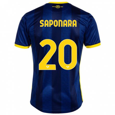 Kandiny Hombre Camiseta Riccardo Saponara #20 Armada 1ª Equipación 2023/24 La Camisa Chile
