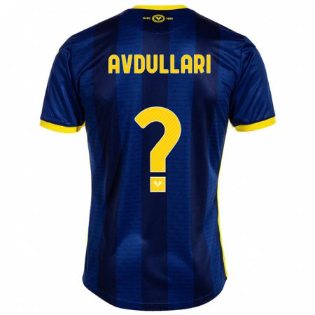 Kandiny Hombre Camiseta Davide Avdullari #0 Armada 1ª Equipación 2023/24 La Camisa Chile