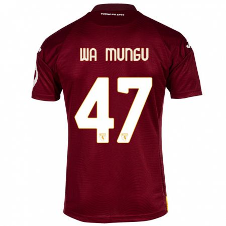 Kandiny Hombre Camiseta Vimoj Muntu Wa Mungu #47 Rojo Oscuro 1ª Equipación 2023/24 La Camisa Chile