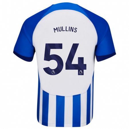 Kandiny Hombre Camiseta Jamie Mullins #54 Azul 1ª Equipación 2023/24 La Camisa Chile