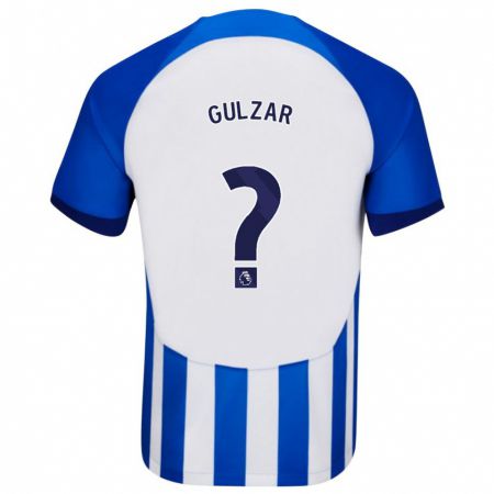 Kandiny Hombre Camiseta Layth Gulzar #0 Azul 1ª Equipación 2023/24 La Camisa Chile