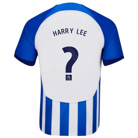 Kandiny Hombre Camiseta Harry Lee #0 Azul 1ª Equipación 2023/24 La Camisa Chile