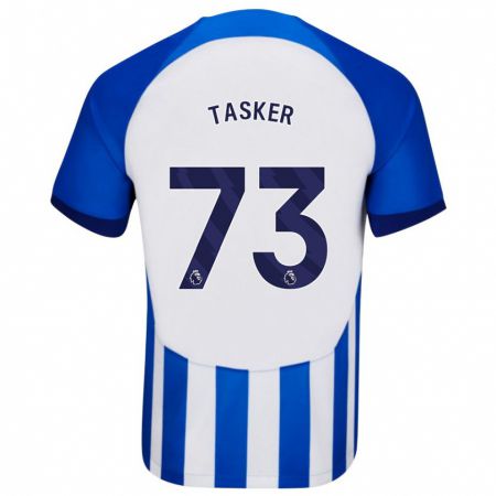 Kandiny Hombre Camiseta Charlie Tasker #73 Azul 1ª Equipación 2023/24 La Camisa Chile