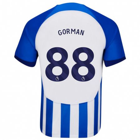 Kandiny Hombre Camiseta Ronnie Gorman #88 Azul 1ª Equipación 2023/24 La Camisa Chile