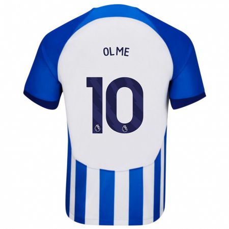 Kandiny Hombre Camiseta Julia Margareta Zigiotti Olme #10 Azul 1ª Equipación 2023/24 La Camisa Chile
