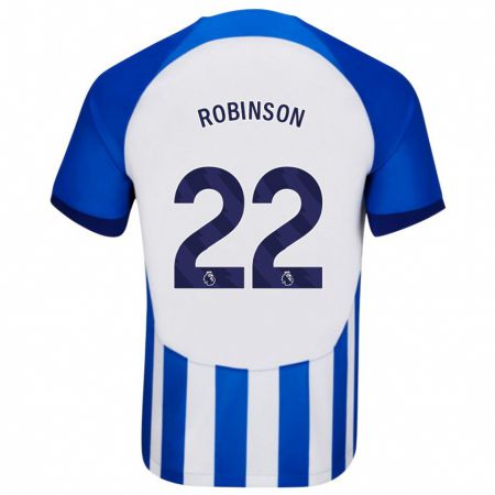 Kandiny Hombre Camiseta Katie Robinson #22 Azul 1ª Equipación 2023/24 La Camisa Chile
