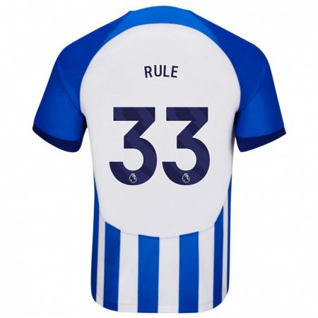 Kandiny Hombre Camiseta Charlize Jayde Rule #33 Azul 1ª Equipación 2023/24 La Camisa Chile