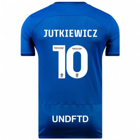 Kandiny Hombre Camiseta Lukas Jutkiewicz #10 Azul 1ª Equipación 2023/24 La Camisa Chile