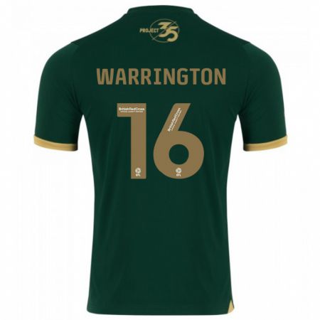 Kandiny Hombre Camiseta Lewis Warrington #16 Verde 1ª Equipación 2023/24 La Camisa Chile