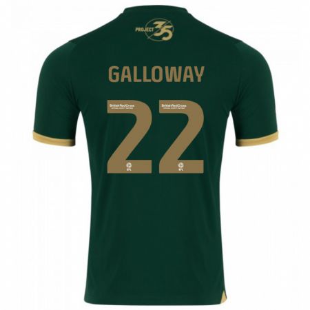Kandiny Hombre Camiseta Brendan Galloway #22 Verde 1ª Equipación 2023/24 La Camisa Chile