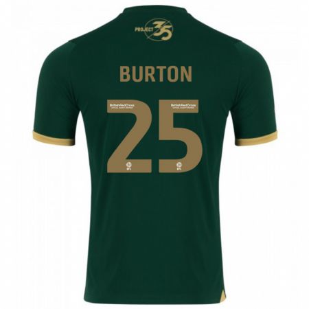 Kandiny Hombre Camiseta Callum Burton #25 Verde 1ª Equipación 2023/24 La Camisa Chile