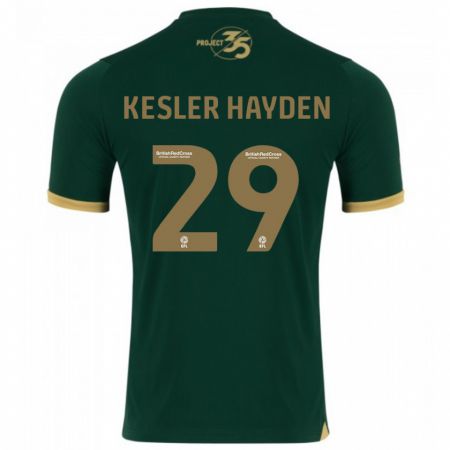 Kandiny Hombre Camiseta Kaine Kesler-Hayden #29 Verde 1ª Equipación 2023/24 La Camisa Chile