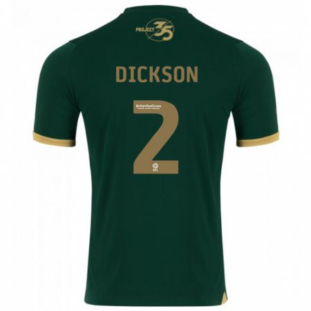 Kandiny Hombre Camiseta Katie Dickson #2 Verde 1ª Equipación 2023/24 La Camisa Chile