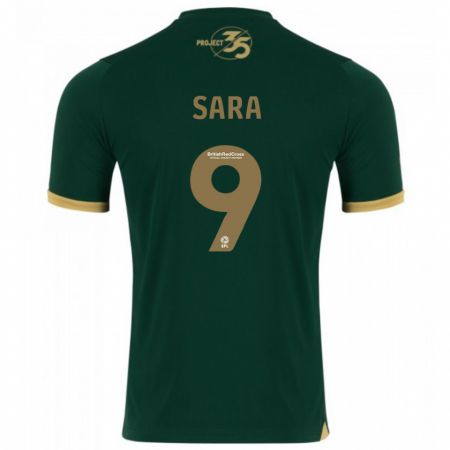 Kandiny Hombre Camiseta Ellie Sara #9 Verde 1ª Equipación 2023/24 La Camisa Chile