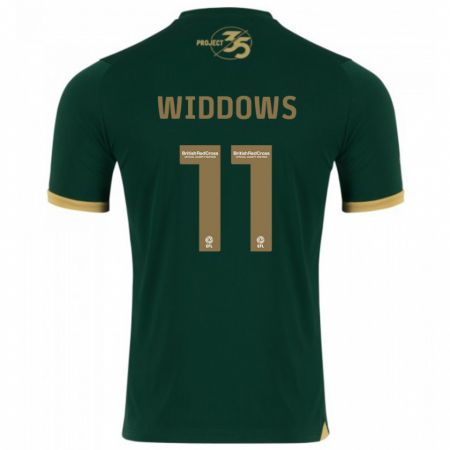 Kandiny Hombre Camiseta Jade Widdows #11 Verde 1ª Equipación 2023/24 La Camisa Chile