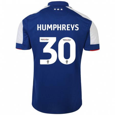 Kandiny Hombre Camiseta Cameron Humphreys #30 Azul 1ª Equipación 2023/24 La Camisa Chile