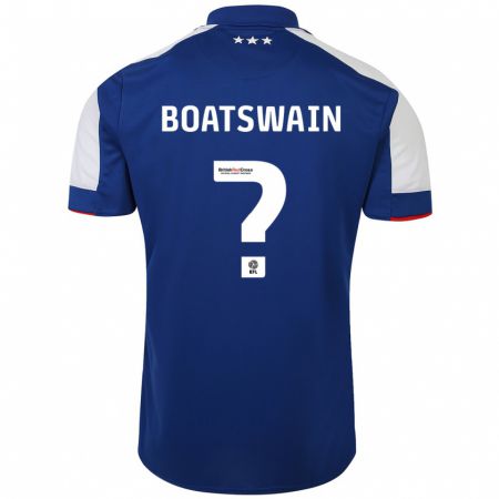 Kandiny Hombre Camiseta Ashley Boatswain #0 Azul 1ª Equipación 2023/24 La Camisa Chile