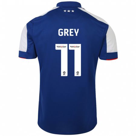 Kandiny Hombre Camiseta Anna Grey #11 Azul 1ª Equipación 2023/24 La Camisa Chile