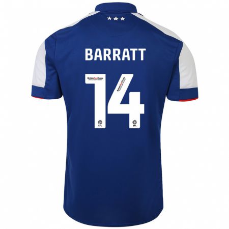 Kandiny Hombre Camiseta Zoe Barratt #14 Azul 1ª Equipación 2023/24 La Camisa Chile