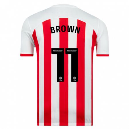 Kandiny Hombre Camiseta Jessica Brown #11 Blanco 1ª Equipación 2023/24 La Camisa Chile