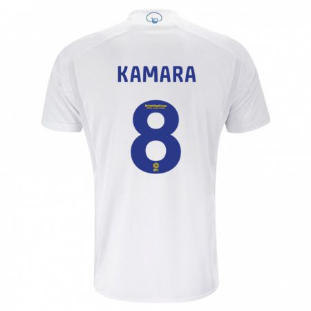 Kandiny Hombre Camiseta Glen Kamara #8 Blanco 1ª Equipación 2023/24 La Camisa Chile