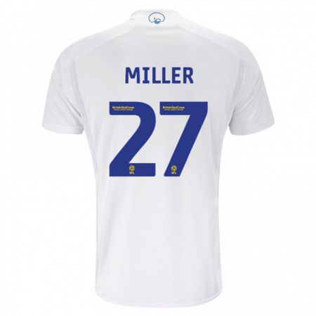 Kandiny Hombre Camiseta Amari Miller #27 Blanco 1ª Equipación 2023/24 La Camisa Chile