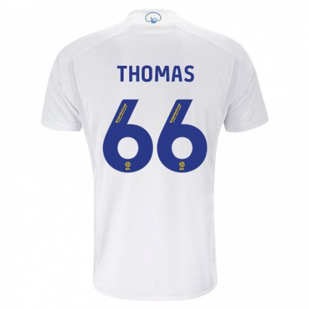 Kandiny Hombre Camiseta Luca Thomas #66 Blanco 1ª Equipación 2023/24 La Camisa Chile