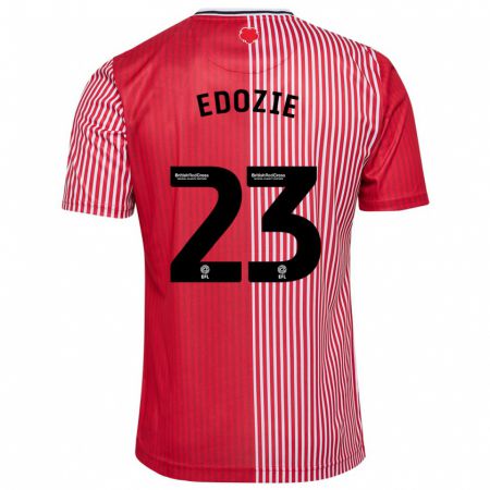 Kandiny Hombre Camiseta Samuel Edozie #23 Rojo 1ª Equipación 2023/24 La Camisa Chile