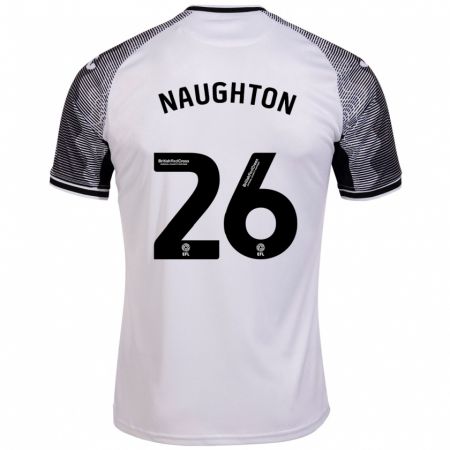 Kandiny Hombre Camiseta Kyle Naughton #26 Blanco 1ª Equipación 2023/24 La Camisa Chile