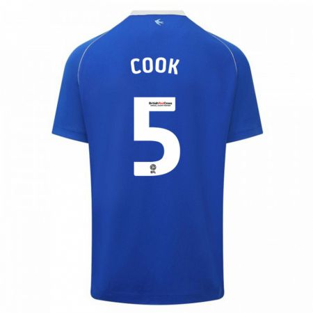 Kandiny Hombre Camiseta Freddie Cook #5 Azul 1ª Equipación 2023/24 La Camisa Chile