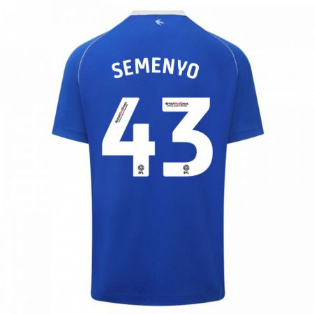 Kandiny Hombre Camiseta Jai Semenyo #43 Azul 1ª Equipación 2023/24 La Camisa Chile